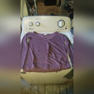 Aeropostale sparkly purple long sleeve tee